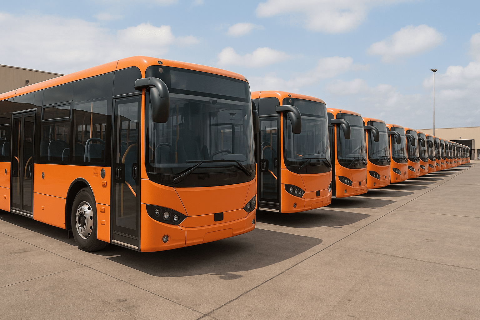 Bus modernes et connectés à Marrakech